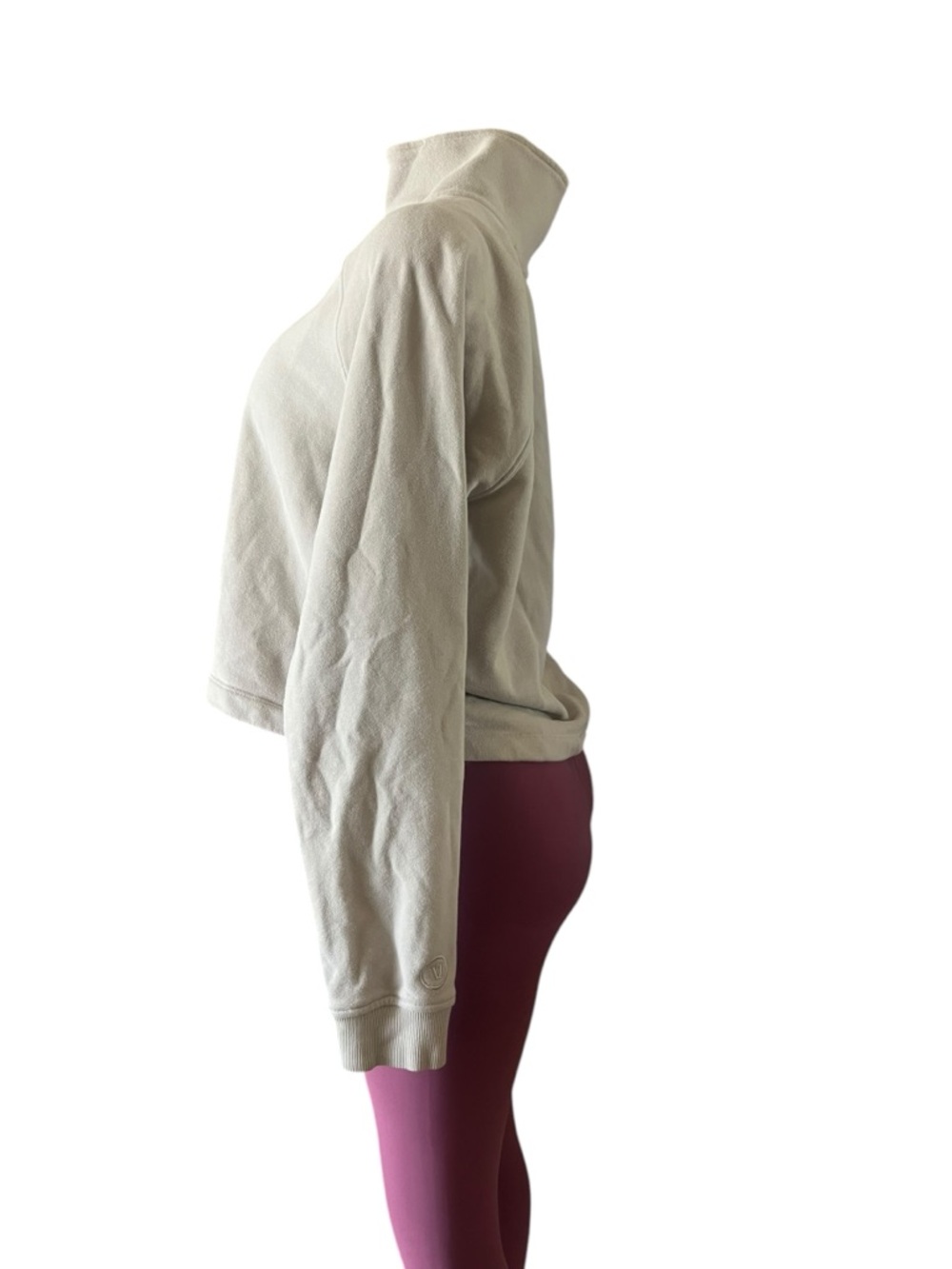 Vuori Light Taupe Half-Zip Pullover - Picture 3 of 7